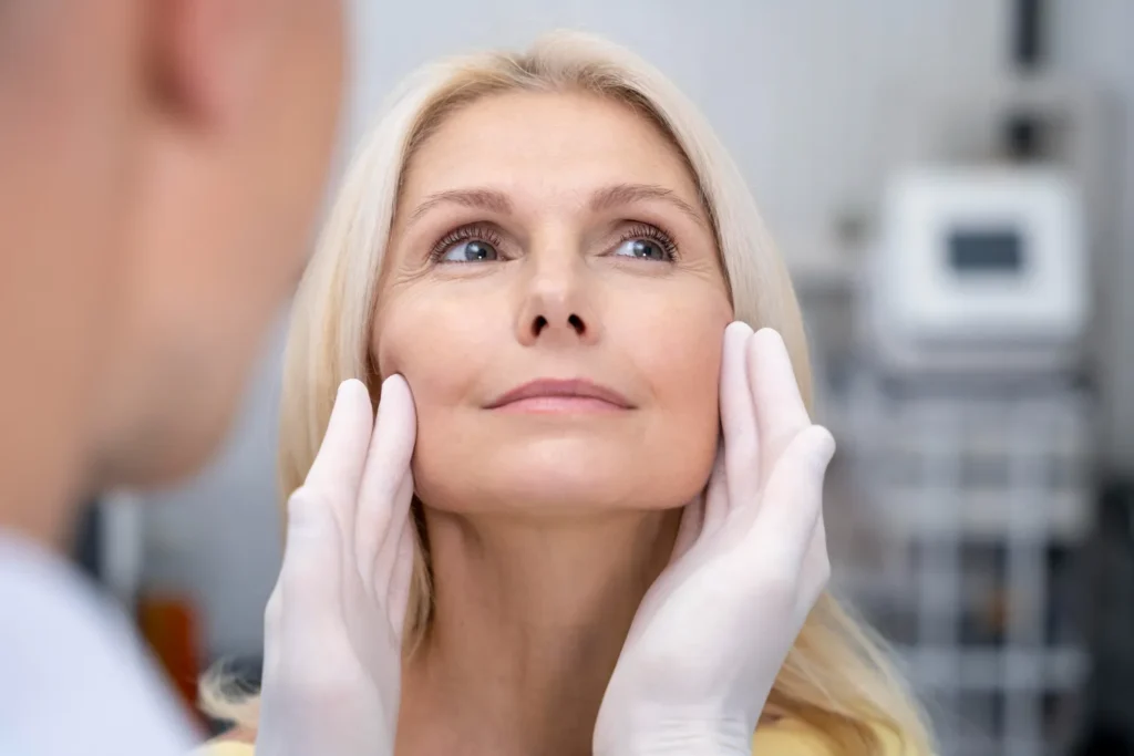 face of a woman