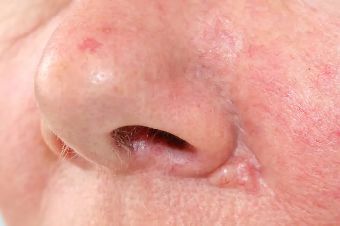 BCC on the nose woman